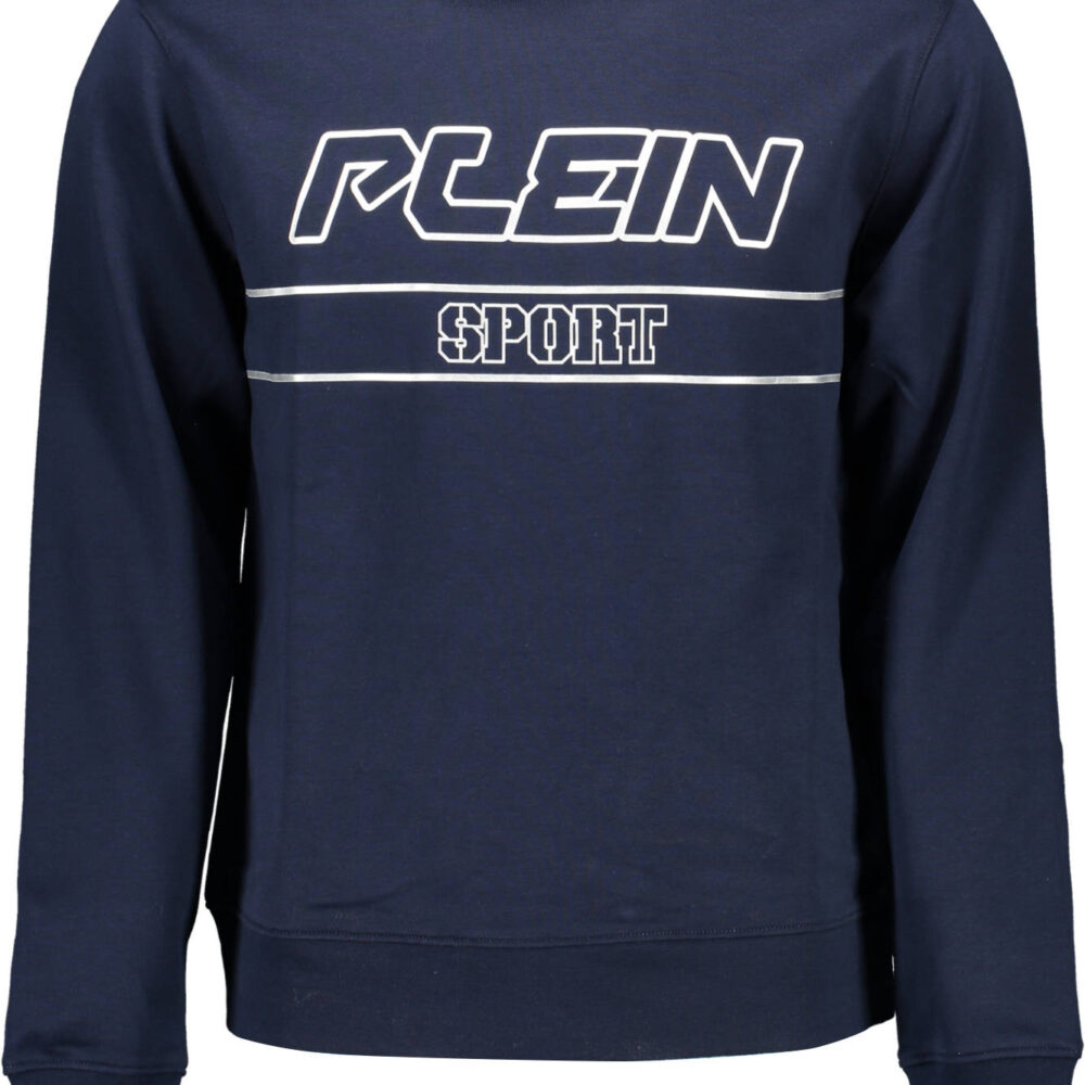 PLEIN SPORT FELPA SENZA ZIP UOMO BLU