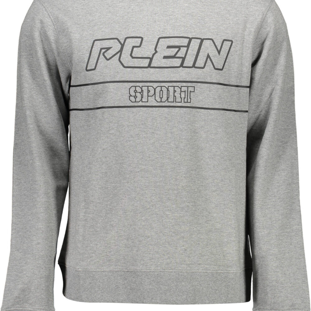 PLEIN SPORT FELPA SENZA ZIP UOMO GRIGIO