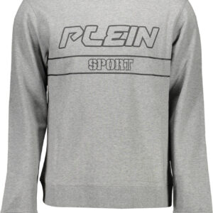 PLEIN SPORT FELPA SENZA ZIP UOMO GRIGIO