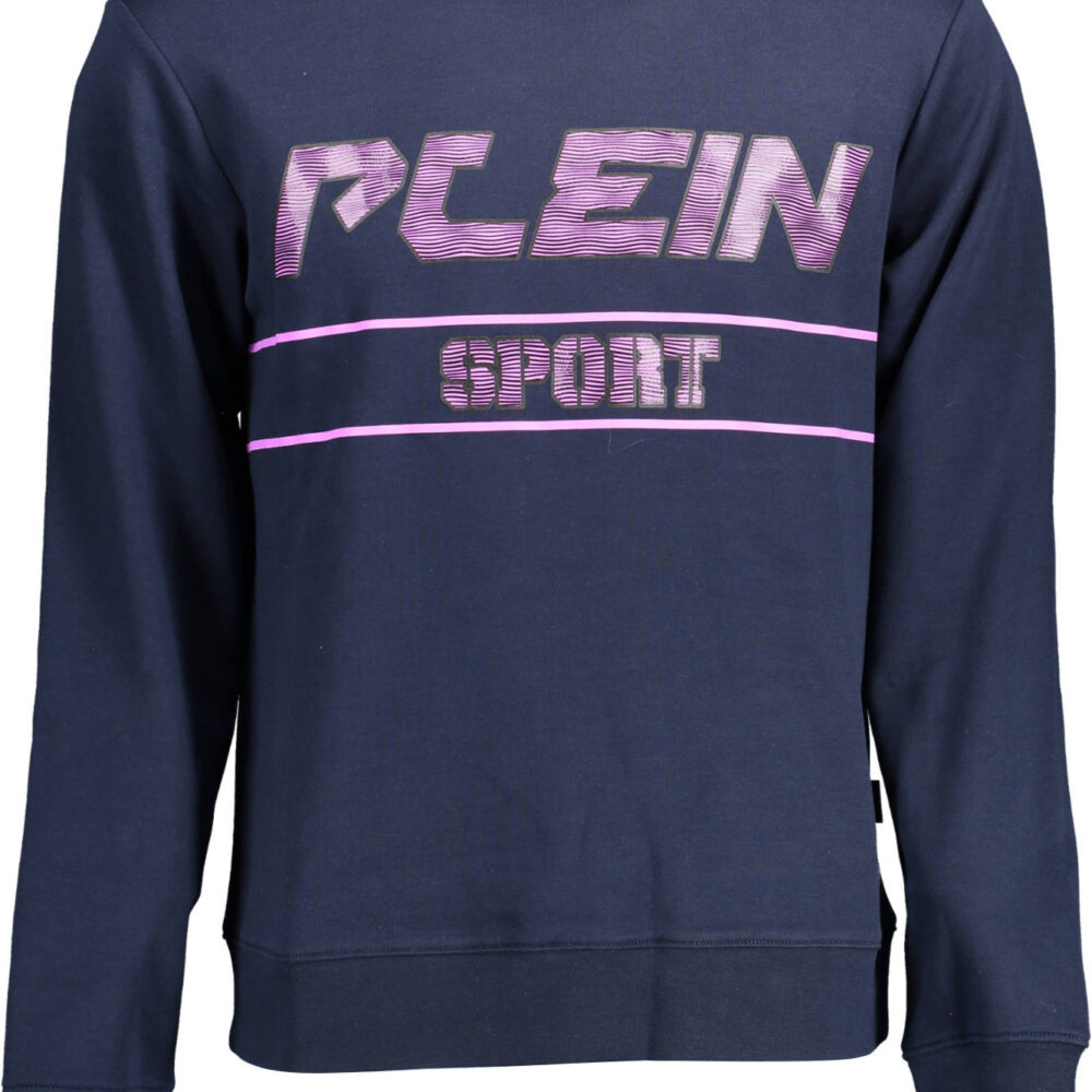 PLEIN SPORT FELPA SENZA ZIP UOMO BLU