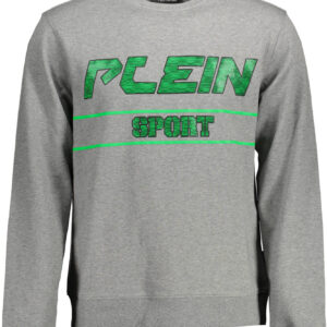 PLEIN SPORT FELPA SENZA ZIP UOMO GRIGIO