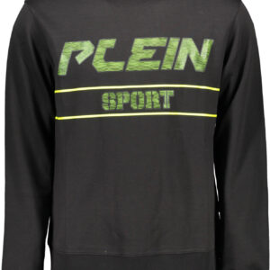 PLEIN SPORT FELPA SENZA ZIP UOMO NERO