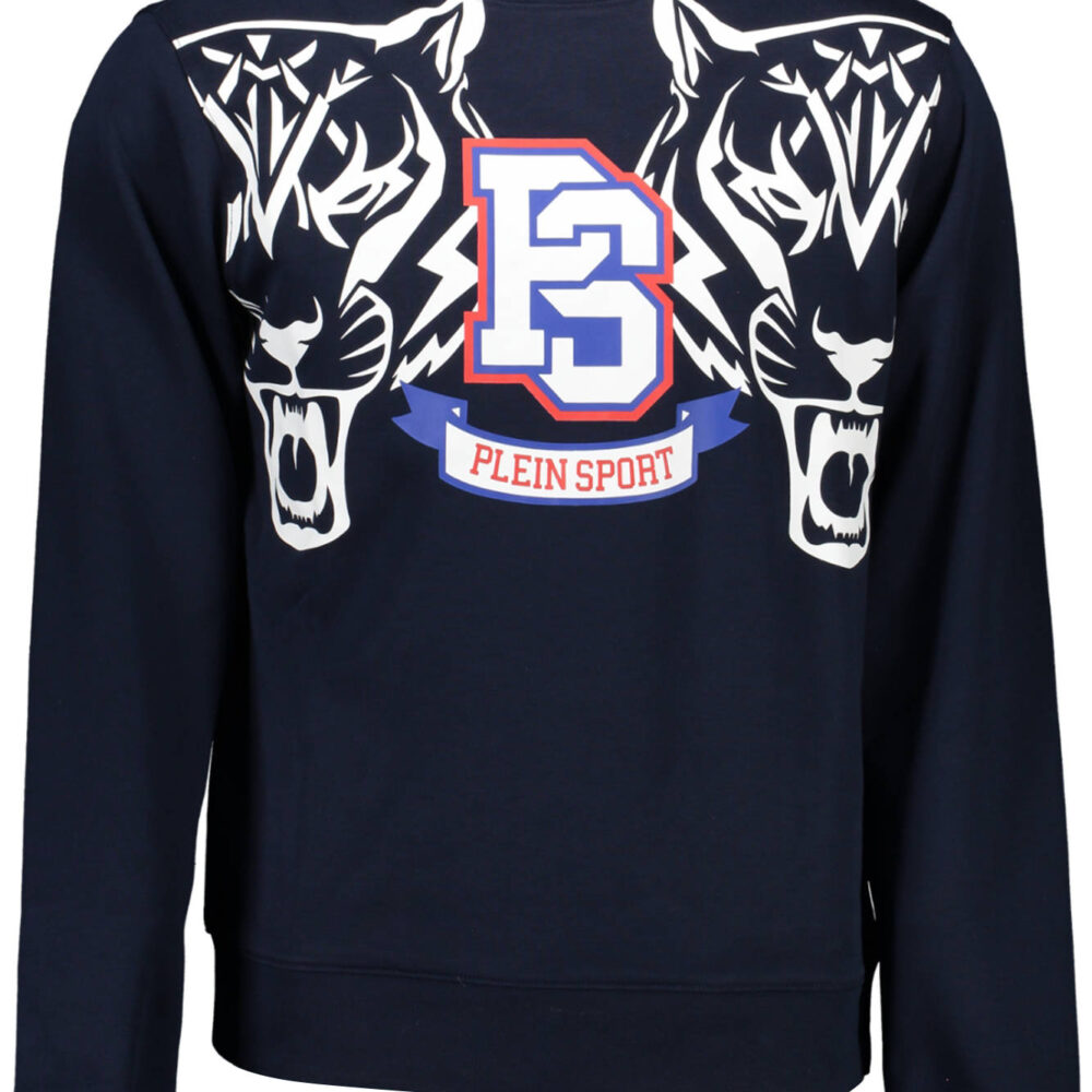 PLEIN SPORT FELPA SENZA ZIP UOMO BLU