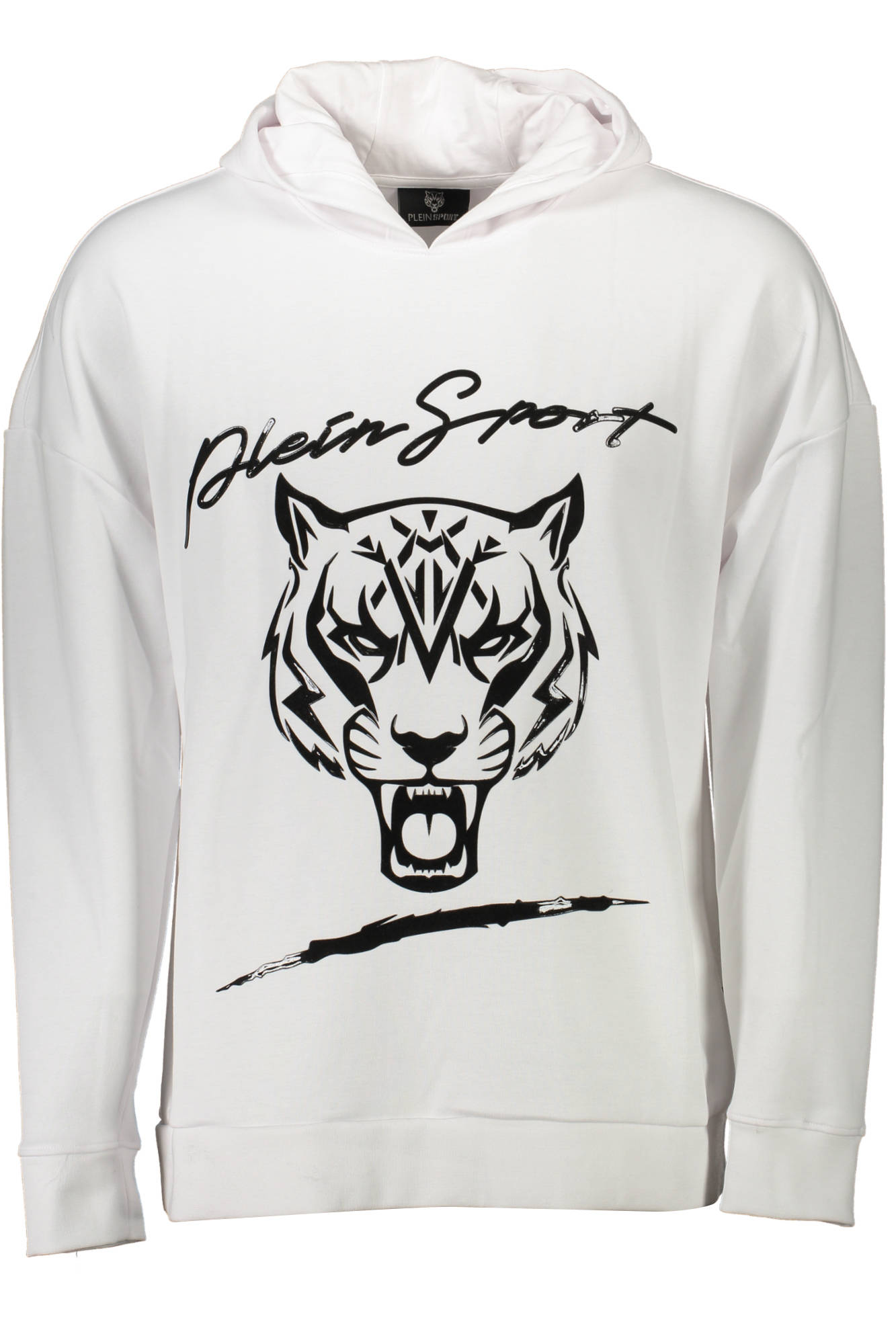 PLEIN SPORT FELPA SENZA ZIP UOMO BIANCO