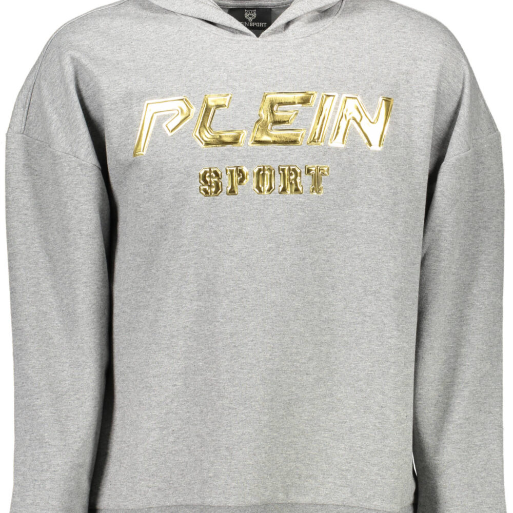 PLEIN SPORT FELPA SENZA ZIP UOMO GRIGIO