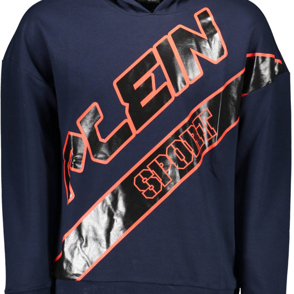 PLEIN SPORT FELPA SENZA ZIP UOMO BLU