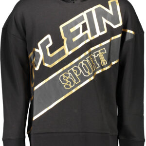 PLEIN SPORT FELPA SENZA ZIP UOMO NERO
