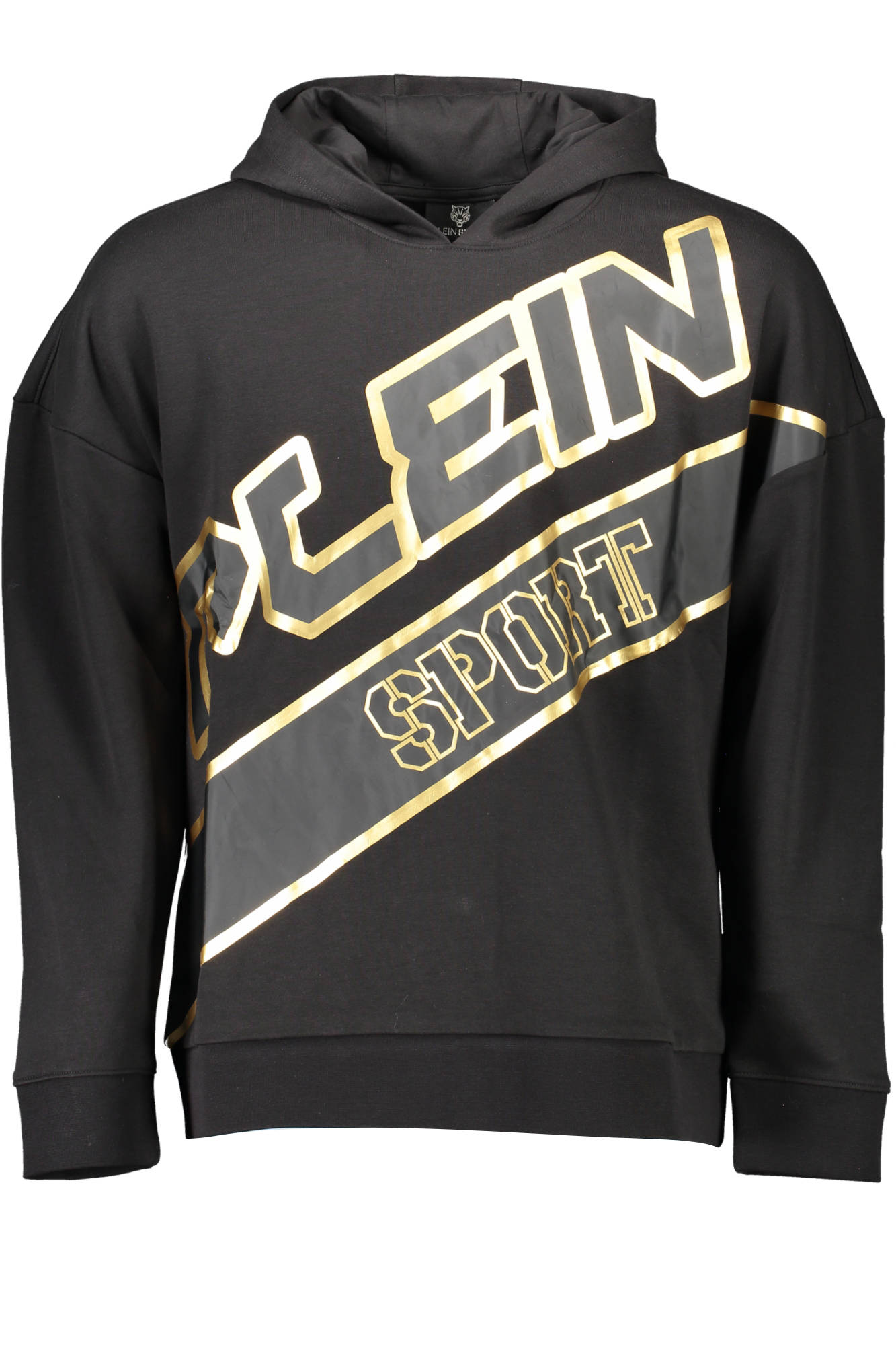 PLEIN SPORT FELPA SENZA ZIP UOMO NERO