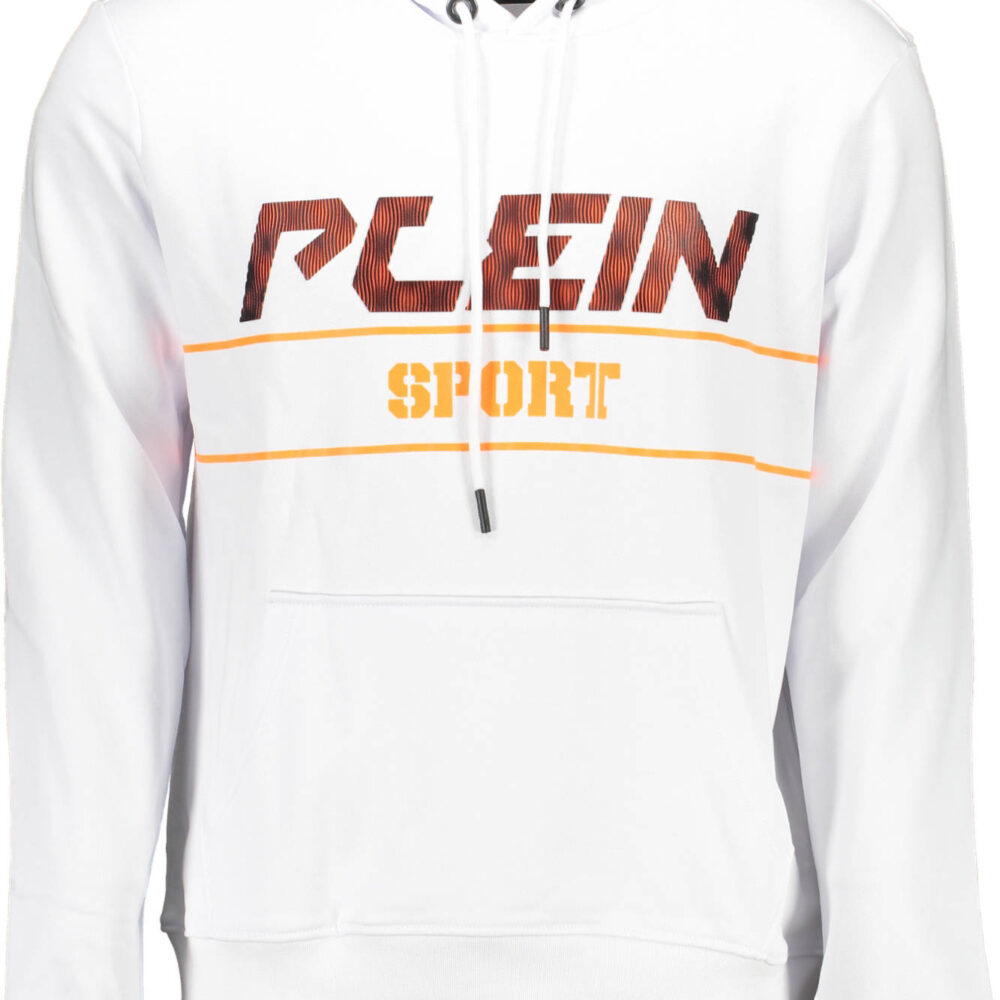 PLEIN SPORT FELPA SENZA ZIP UOMO BIANCO
