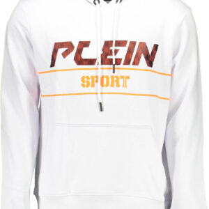 PLEIN SPORT FELPA SENZA ZIP UOMO BIANCO