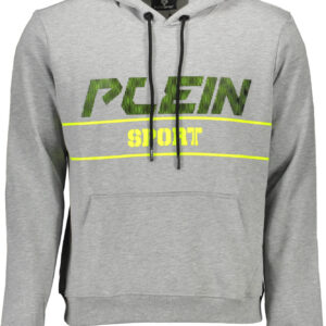 PLEIN SPORT FELPA SENZA ZIP UOMO GRIGIO