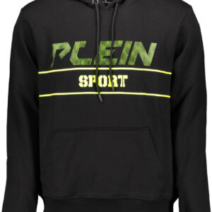 PLEIN SPORT FELPA SENZA ZIP UOMO NERO