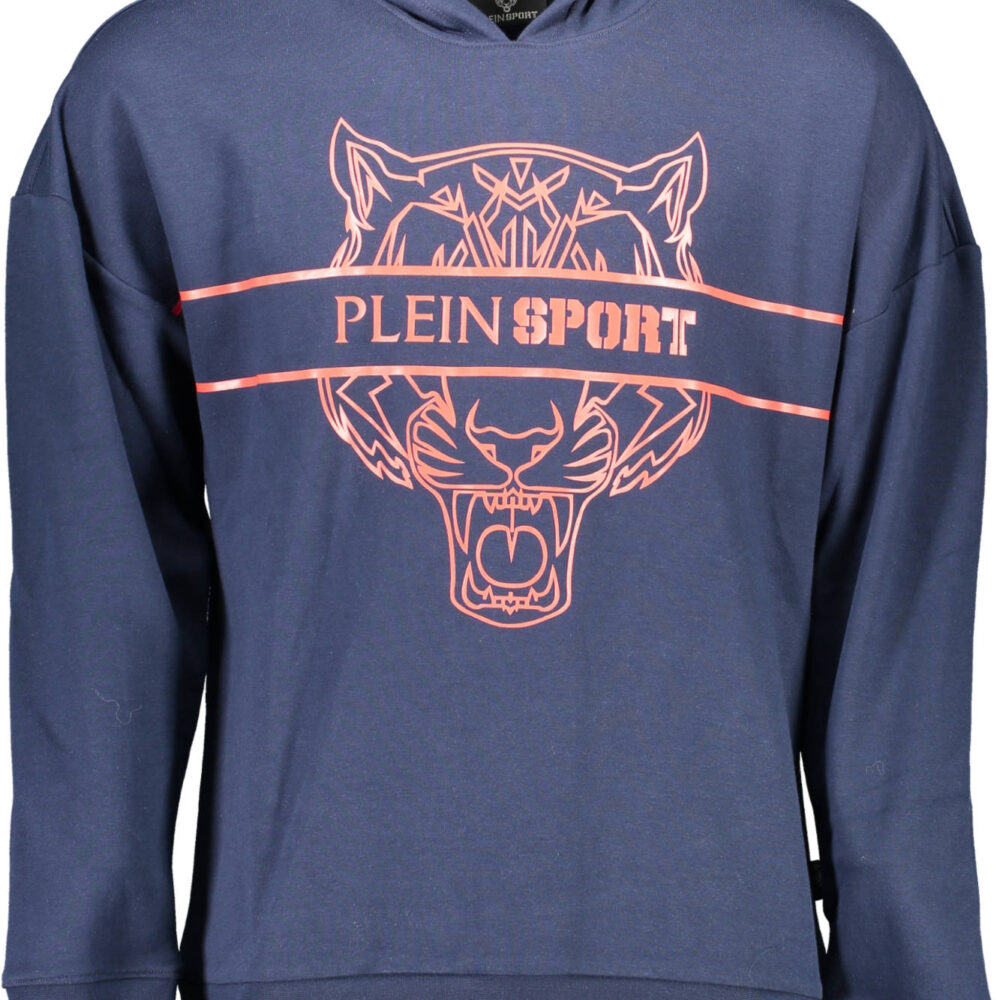 PLEIN SPORT FELPA SENZA ZIP UOMO BLU