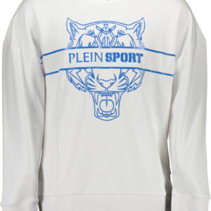 PLEIN SPORT FELPA SENZA ZIP UOMO BIANCO