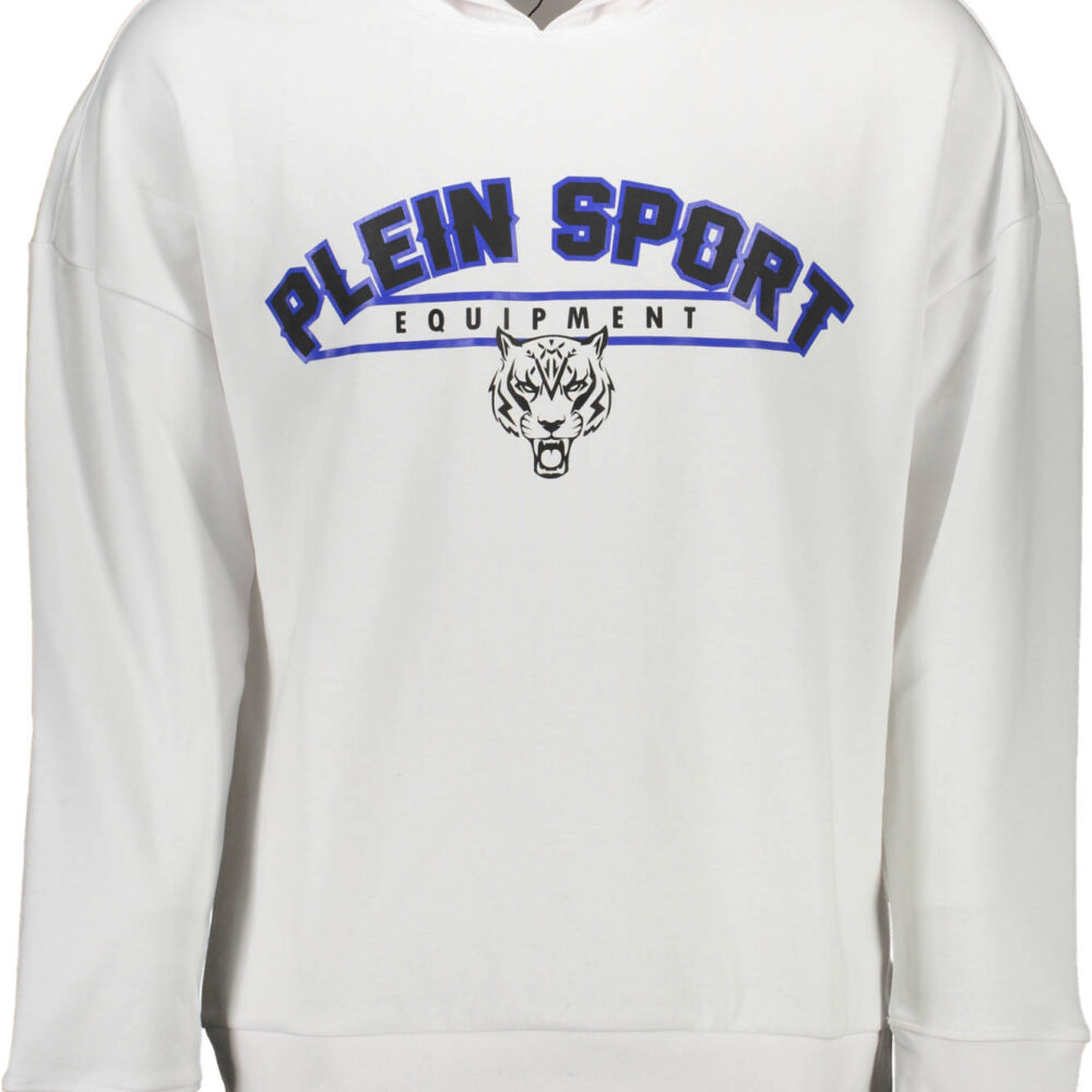 PLEIN SPORT FELPA SENZA ZIP UOMO BIANCO