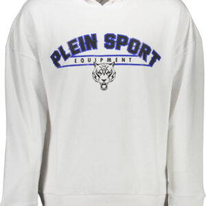 PLEIN SPORT FELPA SENZA ZIP UOMO BIANCO