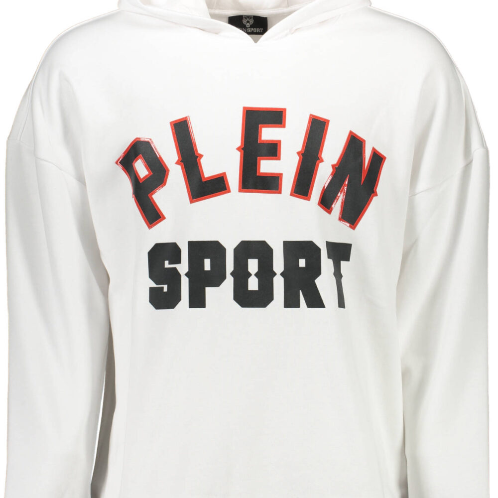 PLEIN SPORT FELPA SENZA ZIP UOMO BIANCO