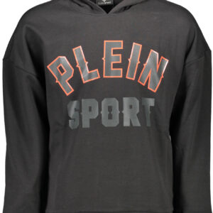 PLEIN SPORT FELPA SENZA ZIP UOMO NERO