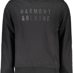 HARMONT & BLAINE FELPA SENZA ZIP UOMO NERO