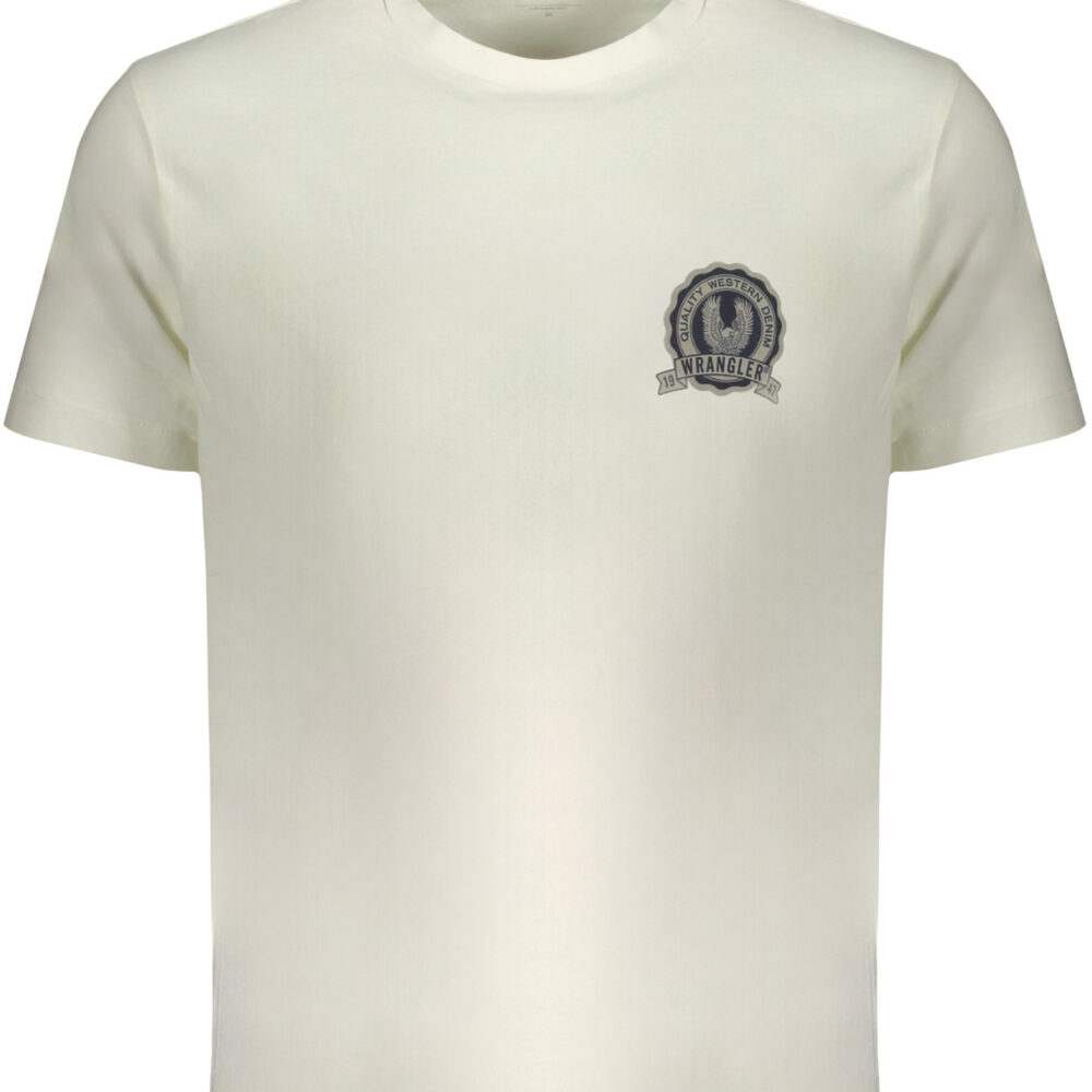 WRANGLER T-SHIRT MANICHE CORTE UOMO BIANCO