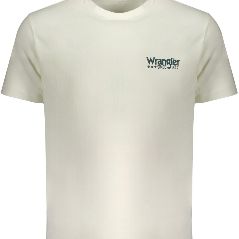 WRANGLER T-SHIRT MANICHE CORTE UOMO BIANCO