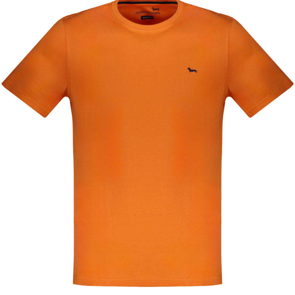 HARMONT & BLAINE T-SHIRT MANICHE CORTE UOMO ARANCIO
