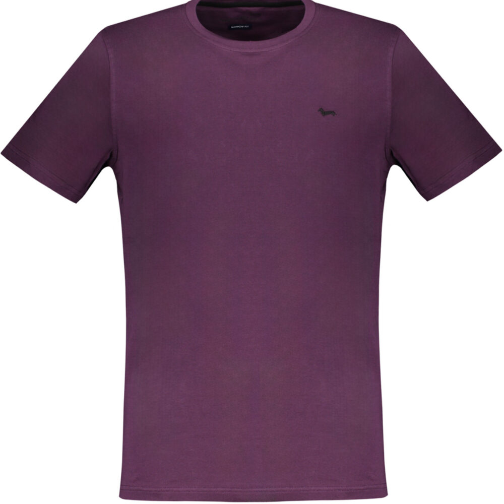 HARMONT & BLAINE T-SHIRT MANICHE CORTE UOMO VIOLA