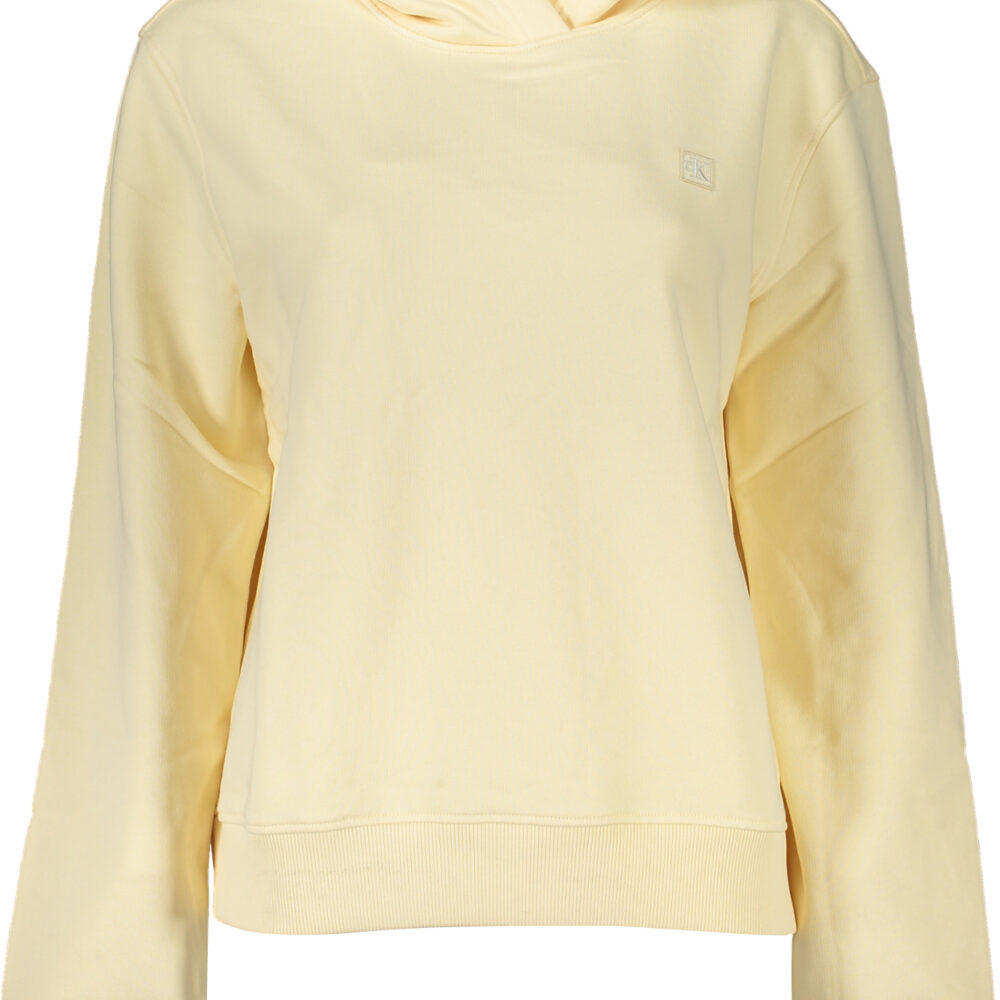 CALVIN KLEIN FELPA SENZA ZIP DONNA BEIGE