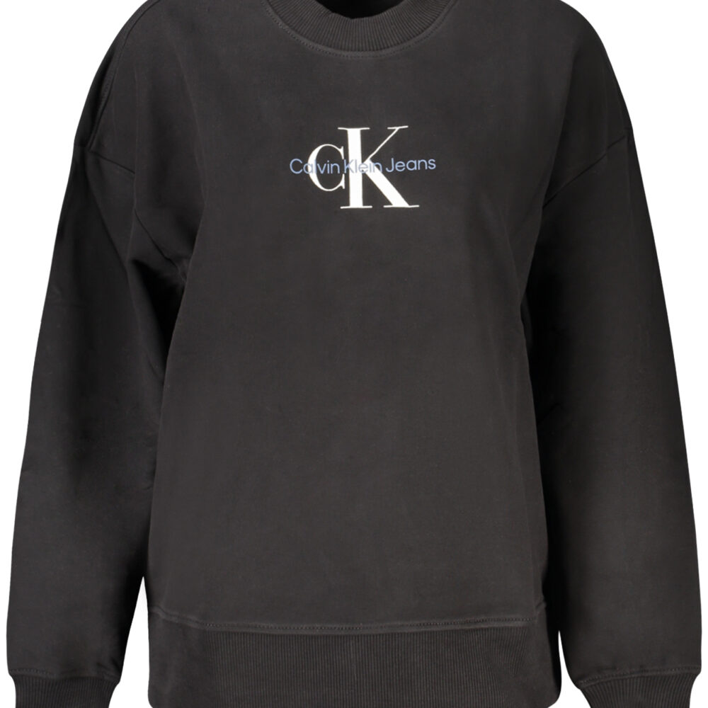 CALVIN KLEIN FELPA SENZA ZIP DONNA NERO
