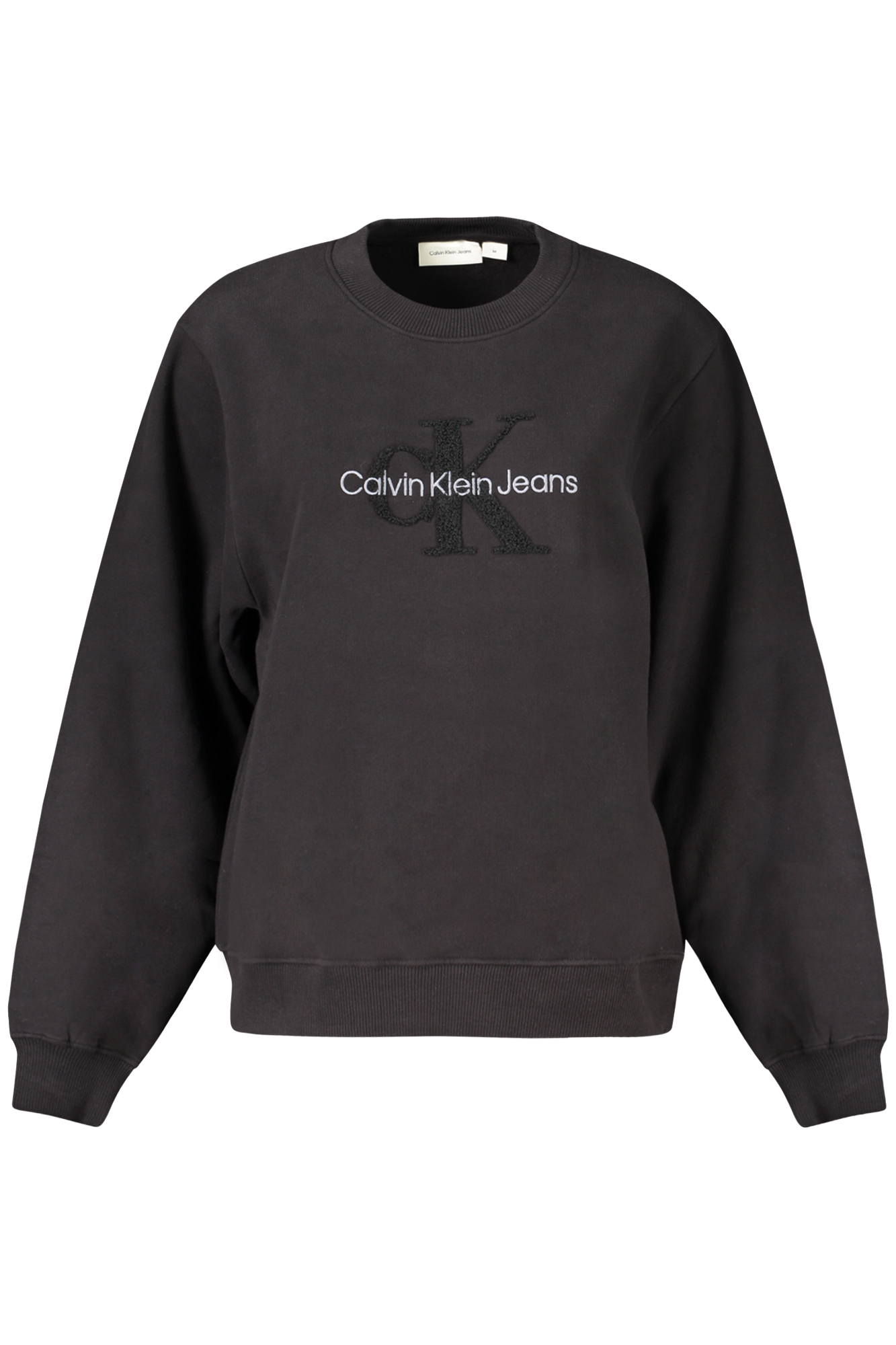 CALVIN KLEIN FELPA SENZA ZIP DONNA NERO
