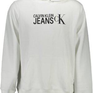 CALVIN KLEIN FELPA SENZA ZIP UOMO BIANCO