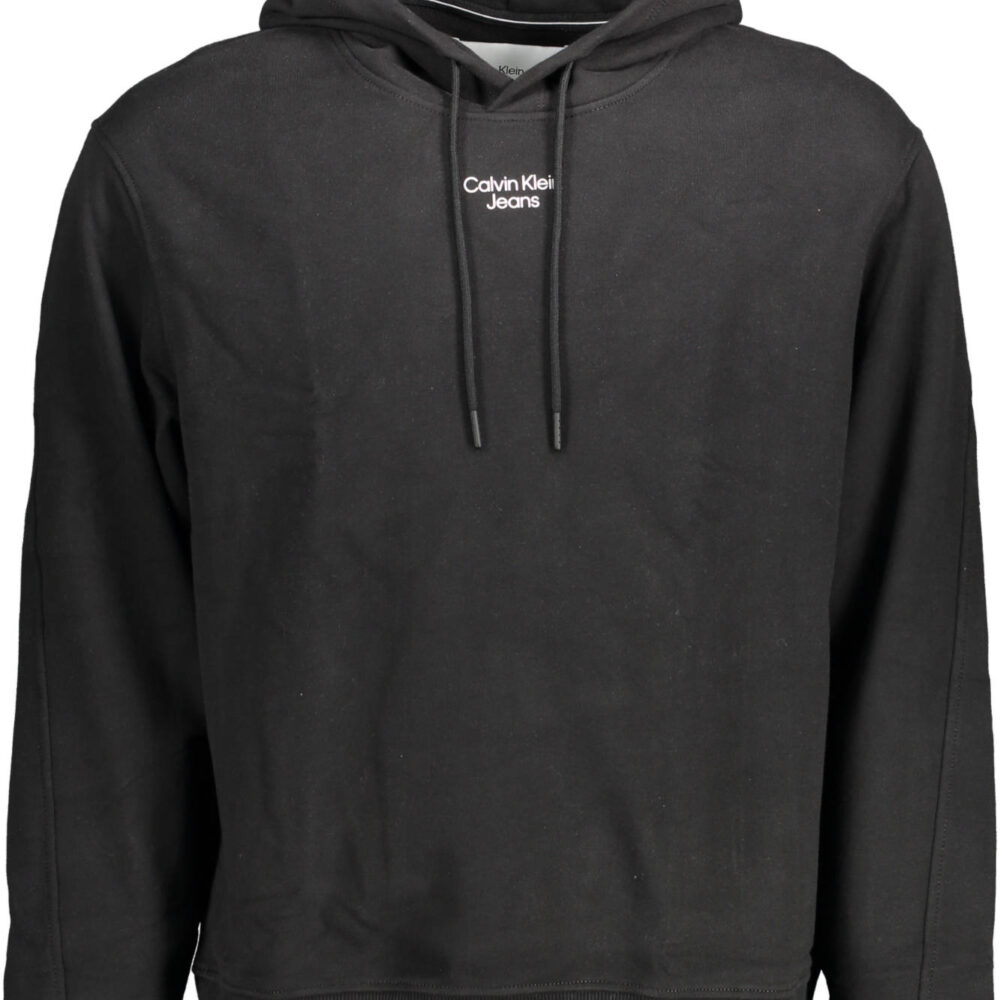 CALVIN KLEIN FELPA SENZA ZIP UOMO NERO