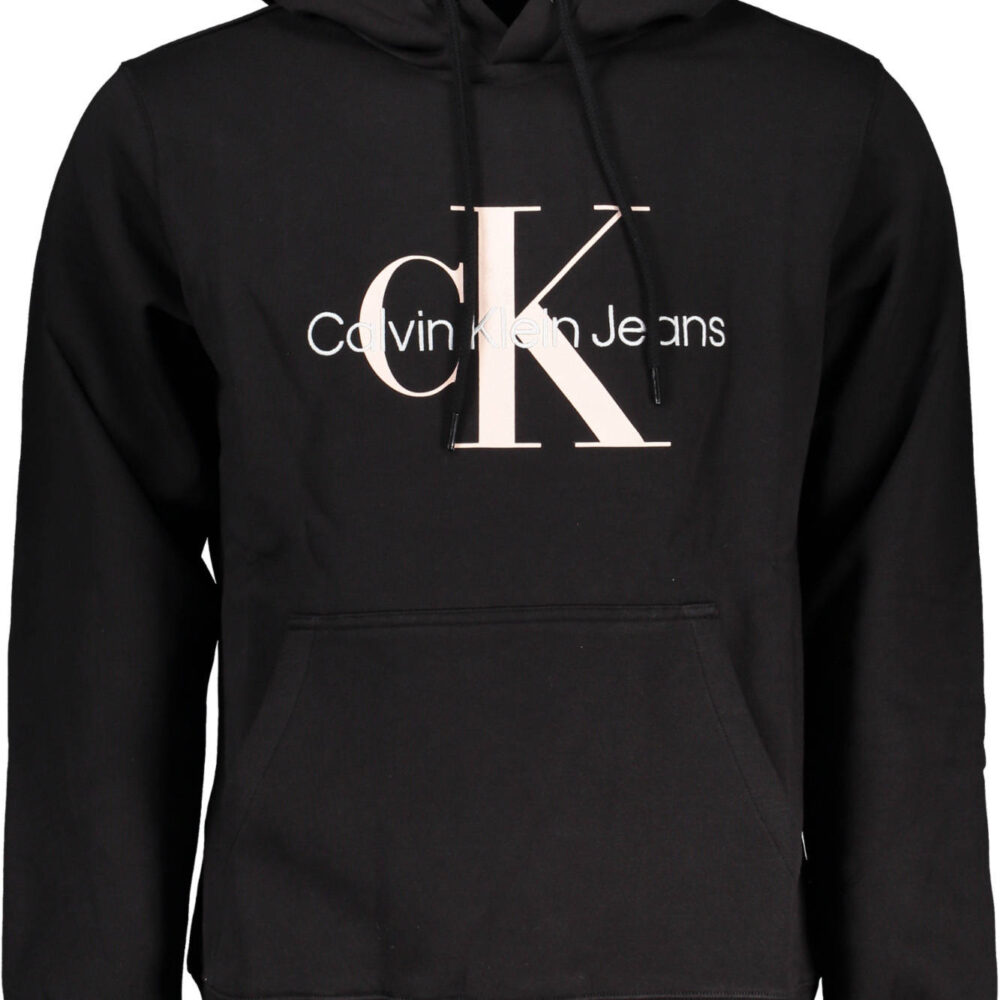 CALVIN KLEIN FELPA SENZA ZIP UOMO NERO