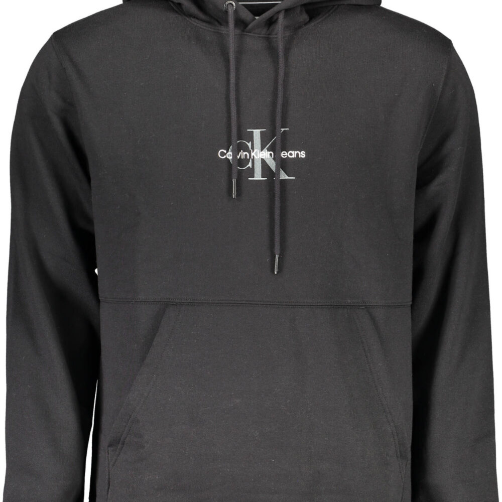 CALVIN KLEIN FELPA SENZA ZIP UOMO NERO