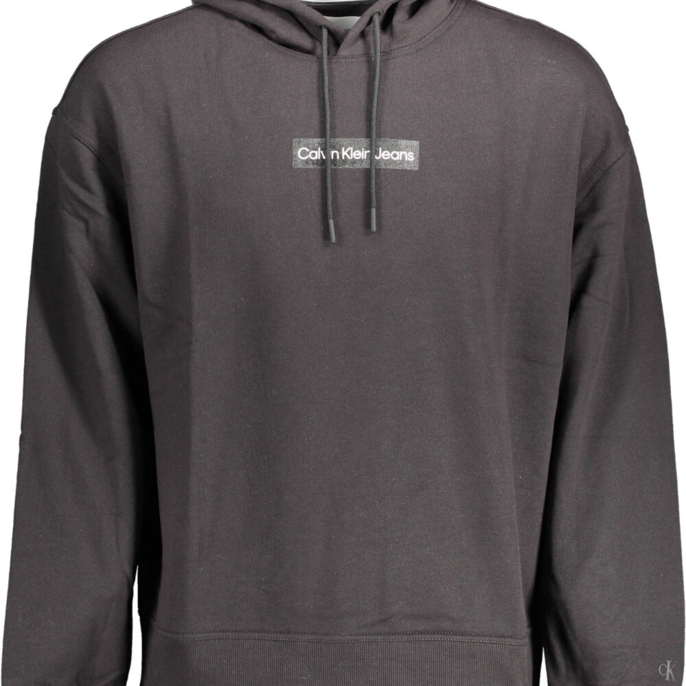 CALVIN KLEIN FELPA SENZA ZIP UOMO NERO