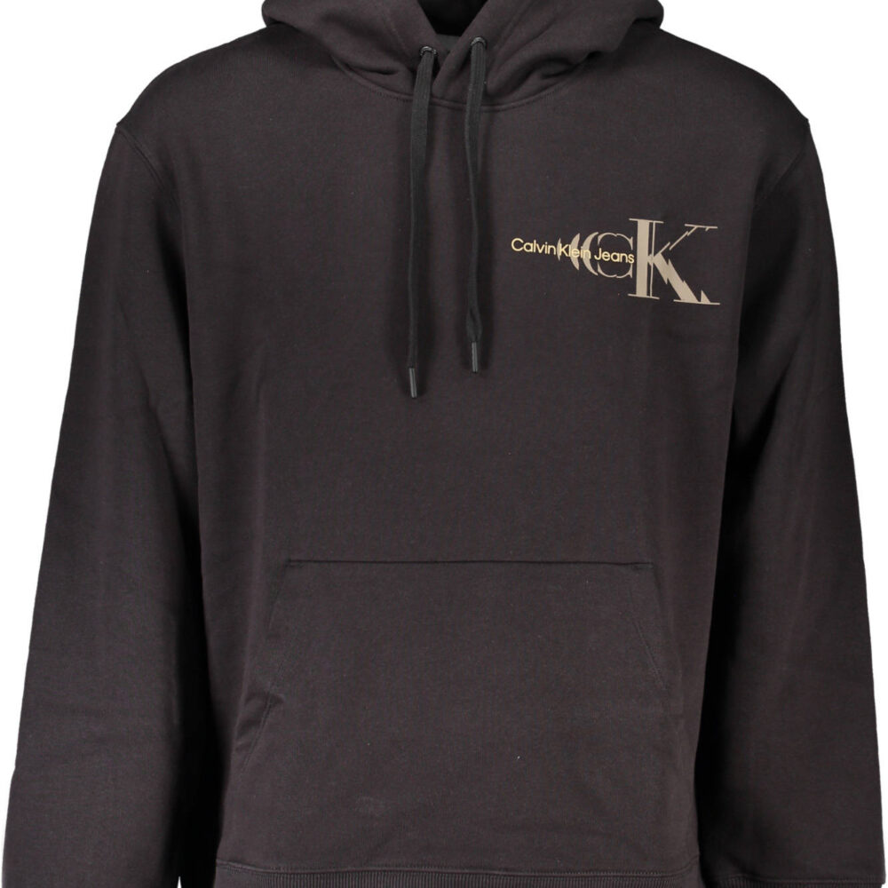 CALVIN KLEIN FELPA SENZA ZIP UOMO NERO