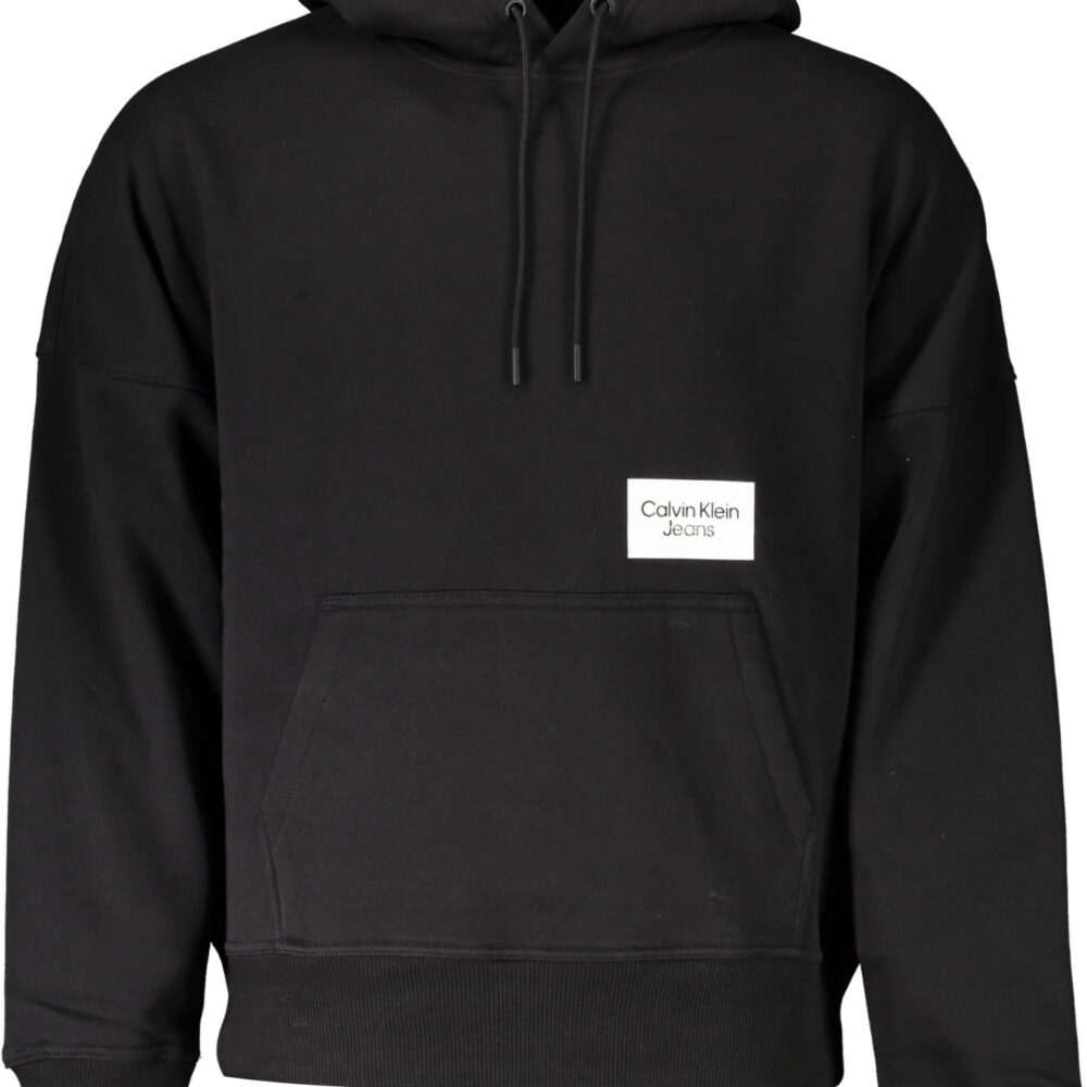 CALVIN KLEIN FELPA SENZA ZIP UOMO NERO