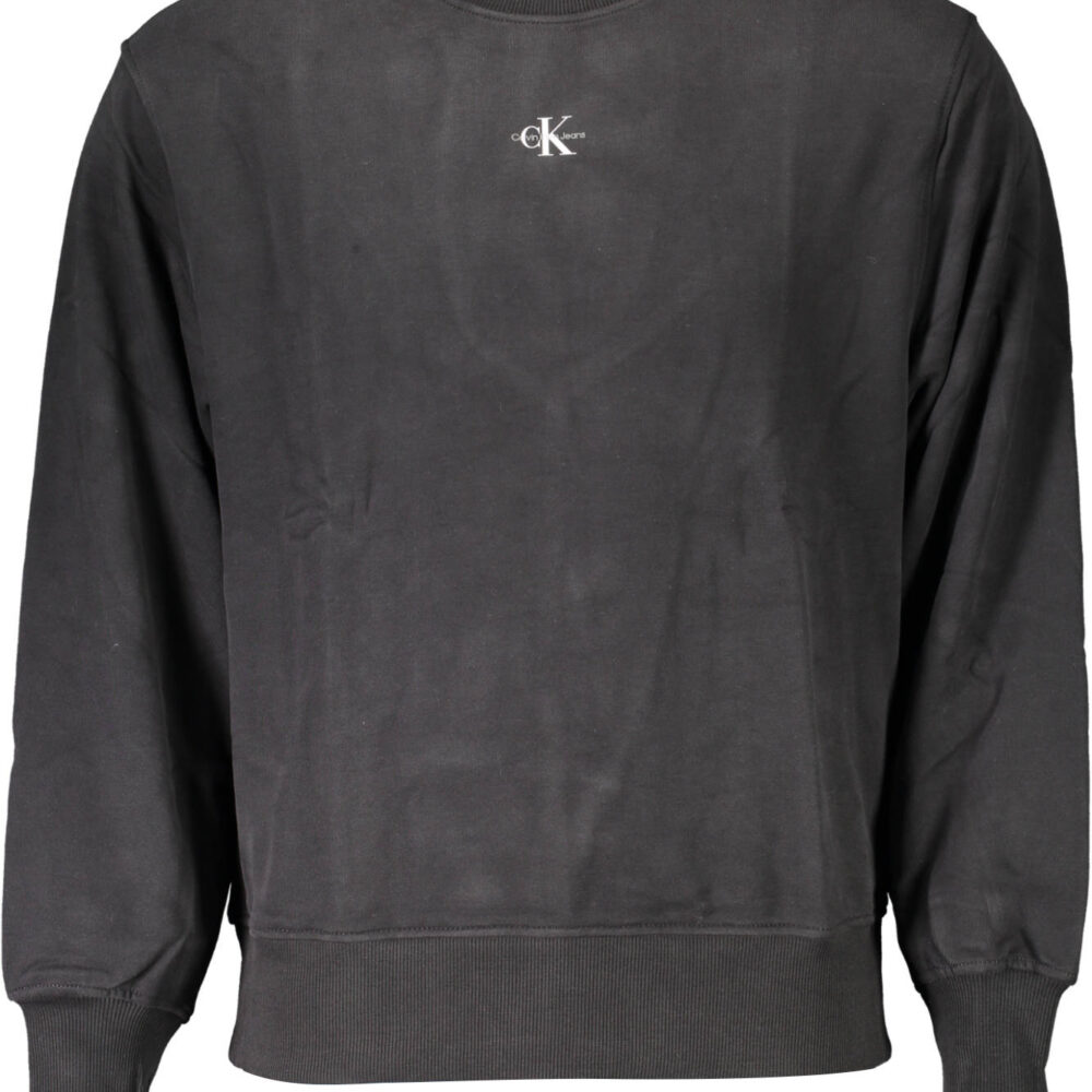 CALVIN KLEIN FELPA SENZA ZIP UOMO NERO
