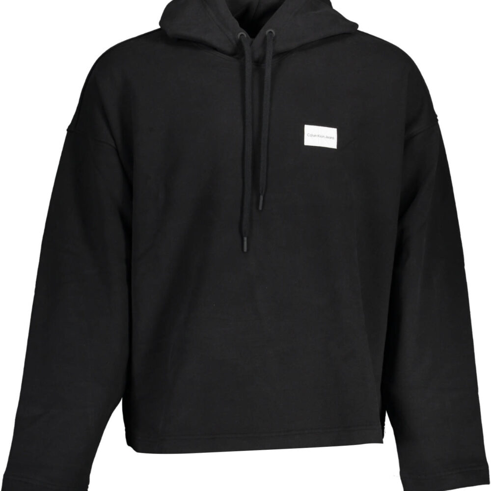 CALVIN KLEIN FELPA SENZA ZIP UOMO NERO