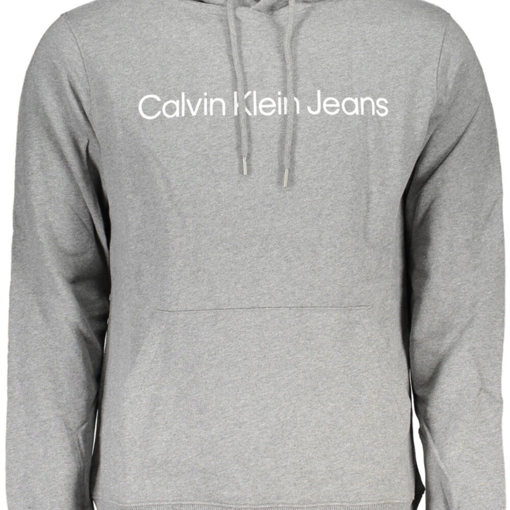 CALVIN KLEIN FELPA SENZA ZIP UOMO GRIGIO