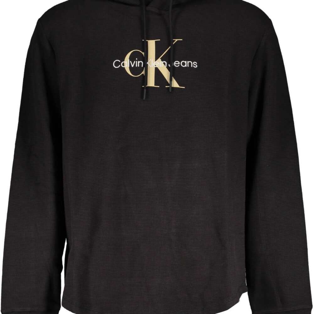 CALVIN KLEIN FELPA SENZA ZIP UOMO NERO