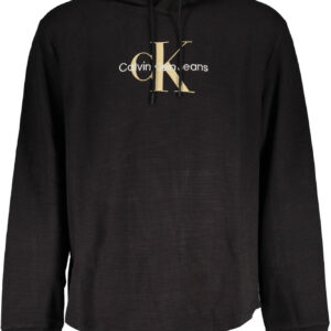 CALVIN KLEIN FELPA SENZA ZIP UOMO NERO