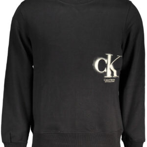 CALVIN KLEIN FELPA SENZA ZIP UOMO NERO