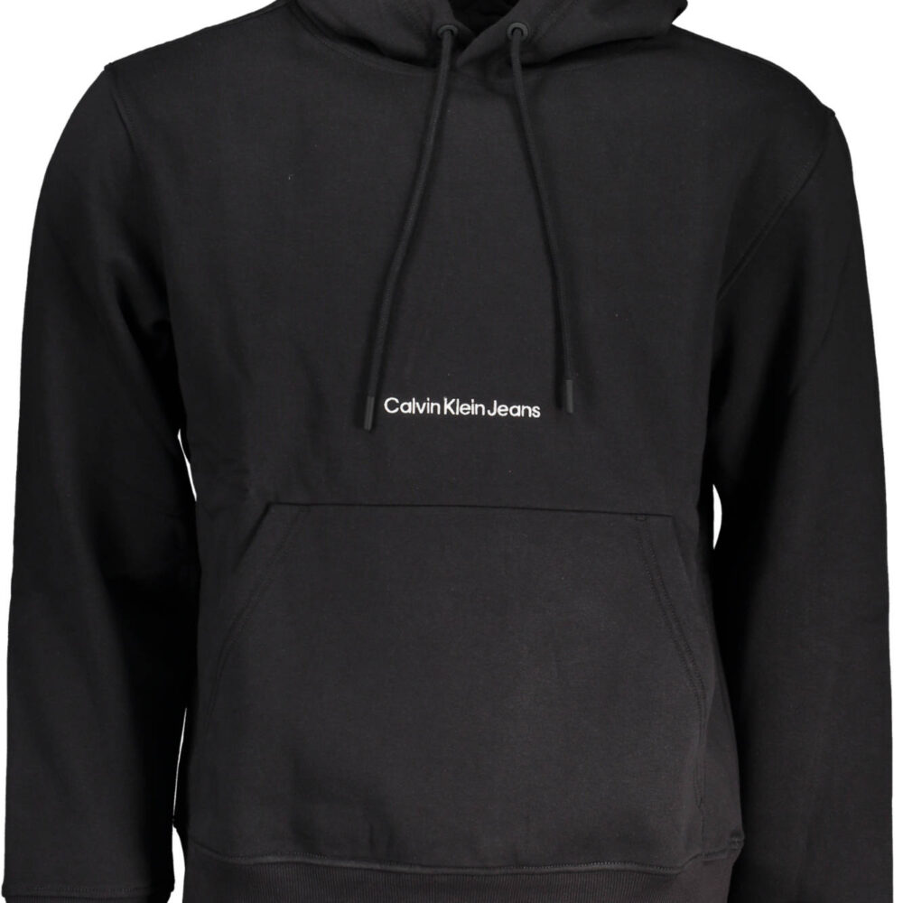CALVIN KLEIN FELPA SENZA ZIP UOMO NERO