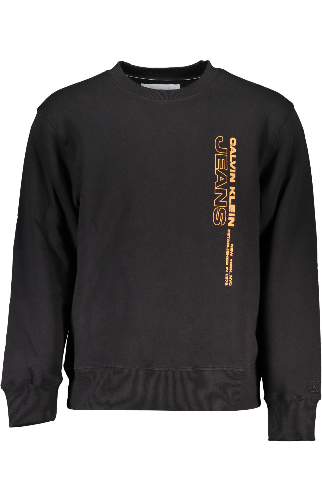 CALVIN KLEIN FELPA SENZA ZIP UOMO NERO