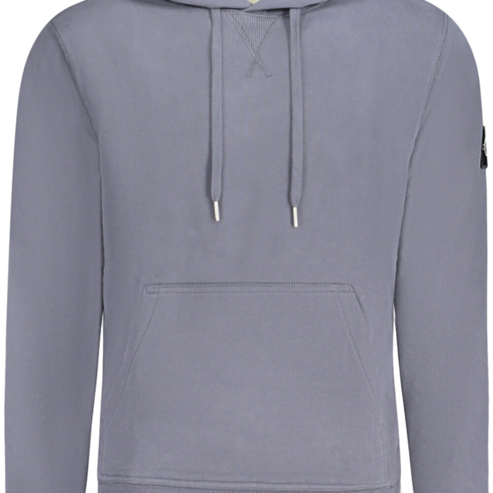 CALVIN KLEIN FELPA SENZA ZIP UOMO BLU