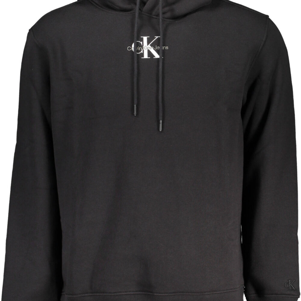 CALVIN KLEIN FELPA SENZA ZIP UOMO NERO