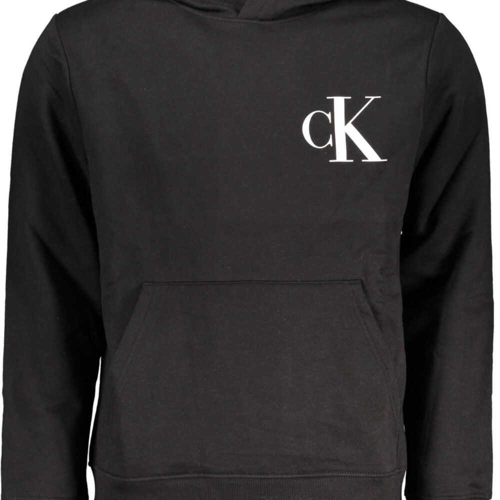 CALVIN KLEIN FELPA SENZA ZIP UOMO NERO