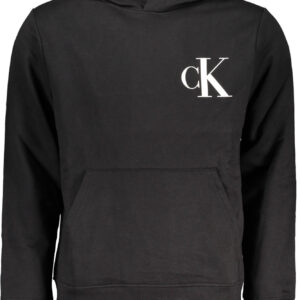 CALVIN KLEIN FELPA SENZA ZIP UOMO NERO