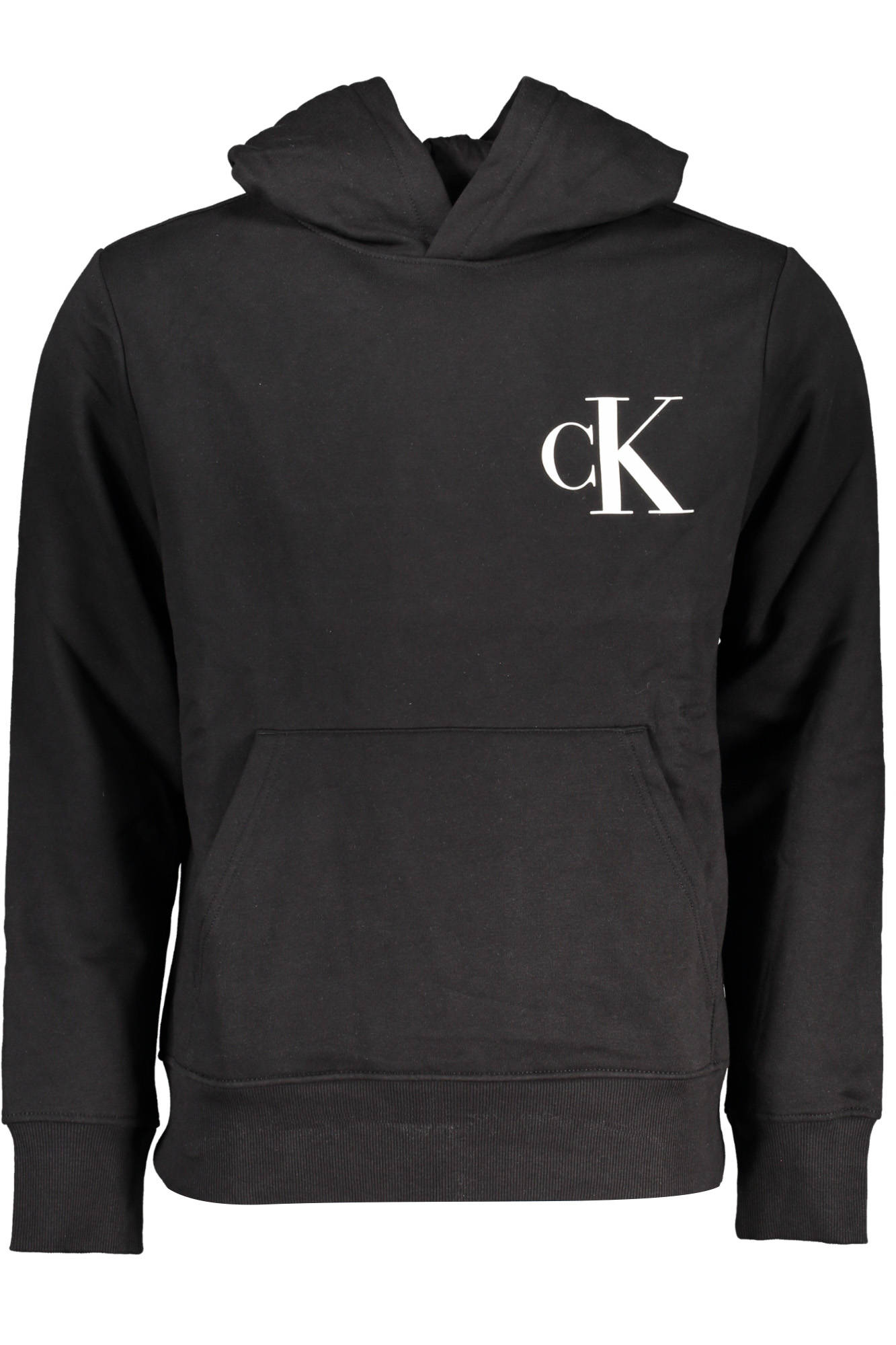 CALVIN KLEIN FELPA SENZA ZIP UOMO NERO